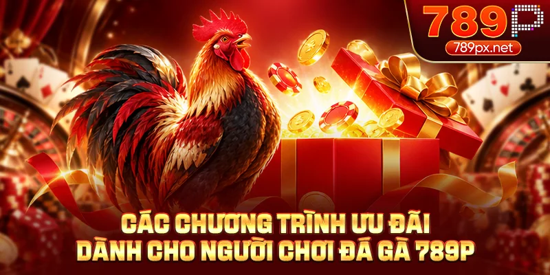 Các chương trình ưu đãi dành cho người chơi đá gà 789P